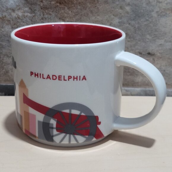 Starbucks You Are Here Collection Coffee Mug Philadelphia Pennsylvania 2015 - Picture 8 of 10
